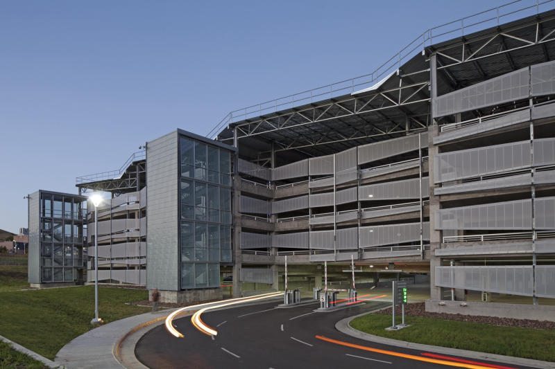 Photo of the NREL Garage entrance.