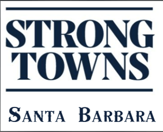 Strong Towns Santa Barbara:Typography of the other logos, with a Santa Barbara below all. 